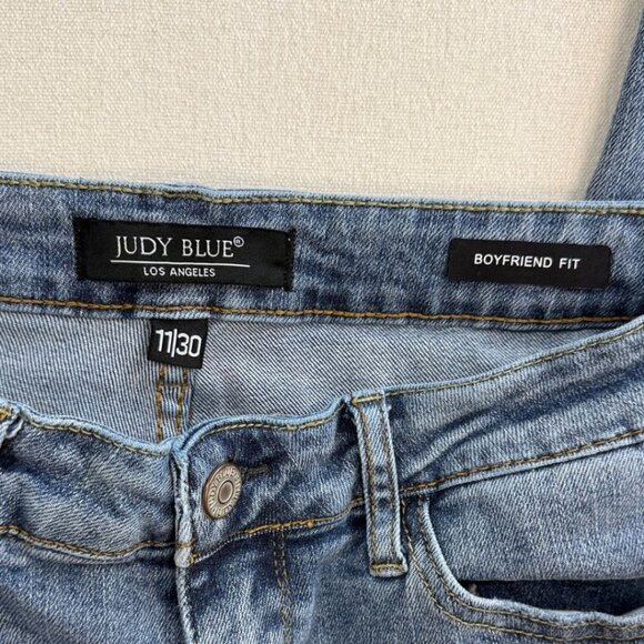 Judy Blue Classic Straight Leg Jeans - Medium Blue - Picture 5 of 7